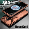 360 Degree Plating Mirror Cases For Samsung Galaxy S9 S8 S7 Edge Full Cover Protective For Samsung Note 9 8 S9 Plus Case Cover