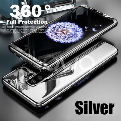 360 Degree Plating Mirror Cases For Samsung Galaxy S9 S8 S7 Edge Full Cover Protective For Samsung Note 9 8 S9 Plus Case Cover